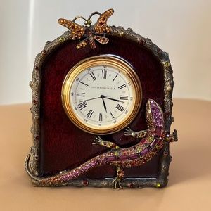 Jay Strongwater Salamander Clock